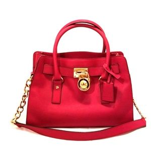 Authentic Michael Kors Hamilton medium satchel.